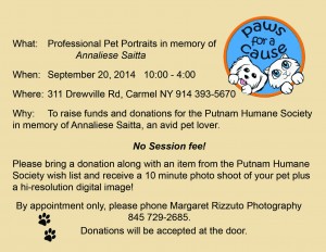 Paws for a Cause fundraiser