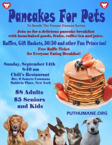 Pancakes for Pets Breakfast Poster 2014 copy